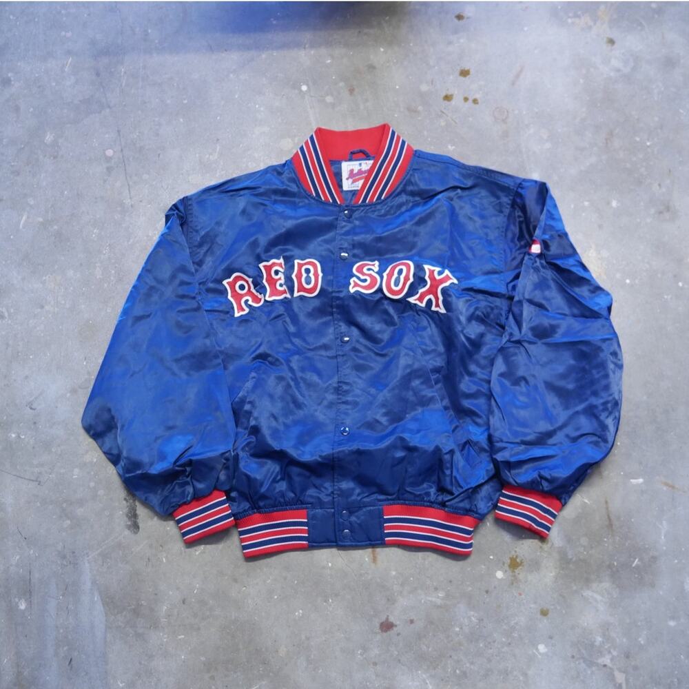 Vintage 90s‎ Starter Boston Redsox MLB Diamond Collection Size XL